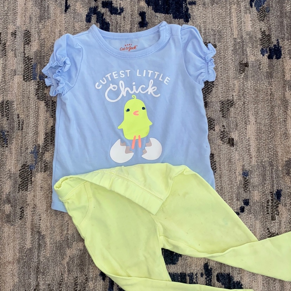 Cat & Jack Cutest Little Chick 18m Outfit